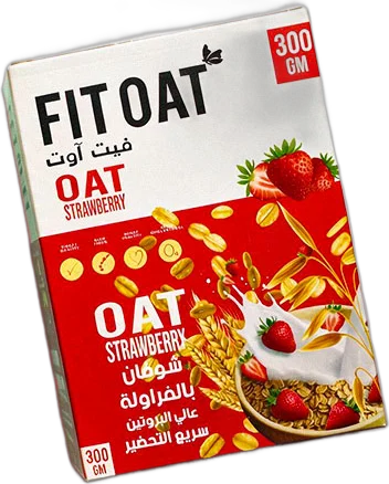 Strawberry protein oats